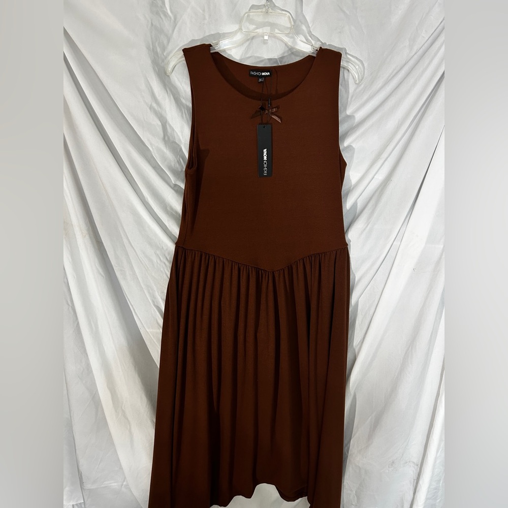 Fashion Nova Chocolate Midi Dress